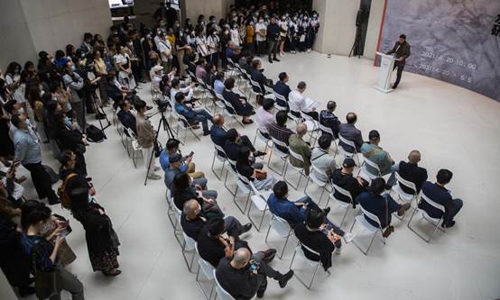 图4:绘画艺术学院举办“第三届学院的品格——中国‘学院水彩’学术研究展”开幕式现场